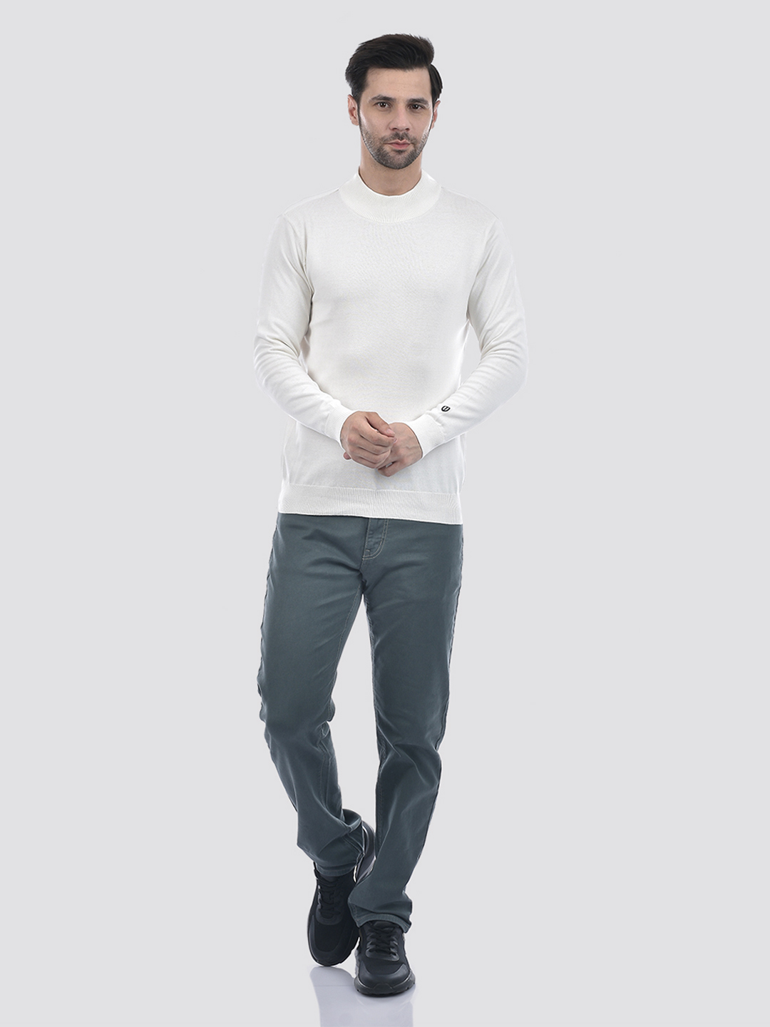 Numero Uno Men Solid Green Jeans